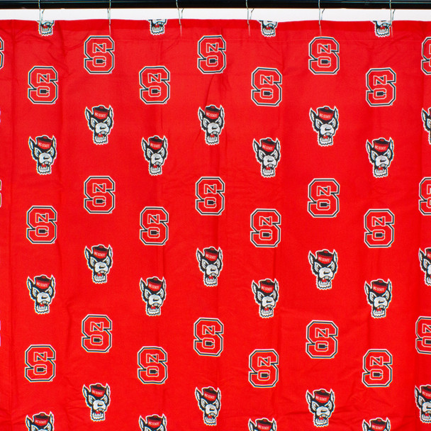 NC State Wolfpack Printed Shower Curtain Cover | College Covers | NCSSC