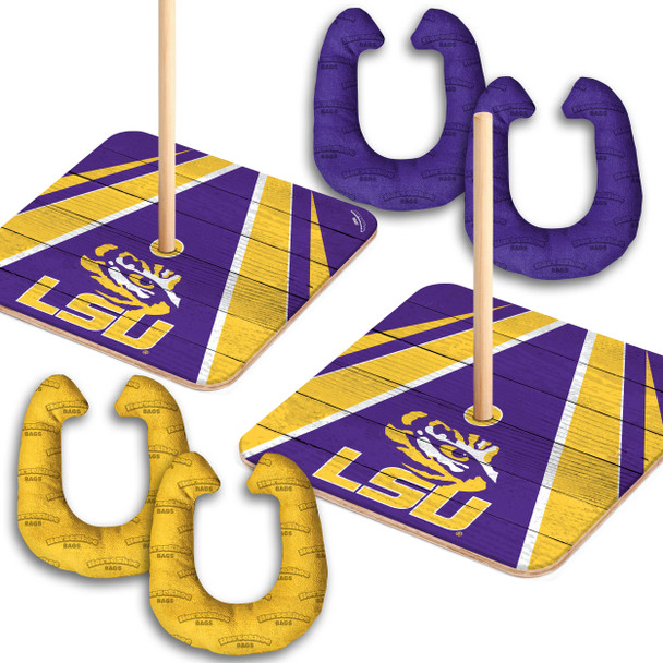 LSU Tigers Horseshoe Bag Game | You the Fan | 4607404 LSU Tigers Horseshoe Bag Game | You the Fan | 4607404