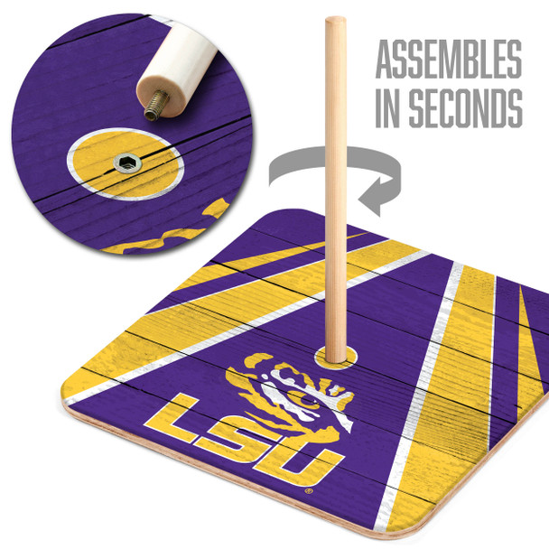 LSU Tigers Horseshoe Bag Game | You the Fan | 4607404 LSU Tigers Horseshoe Bag Game | You the Fan | 4607404