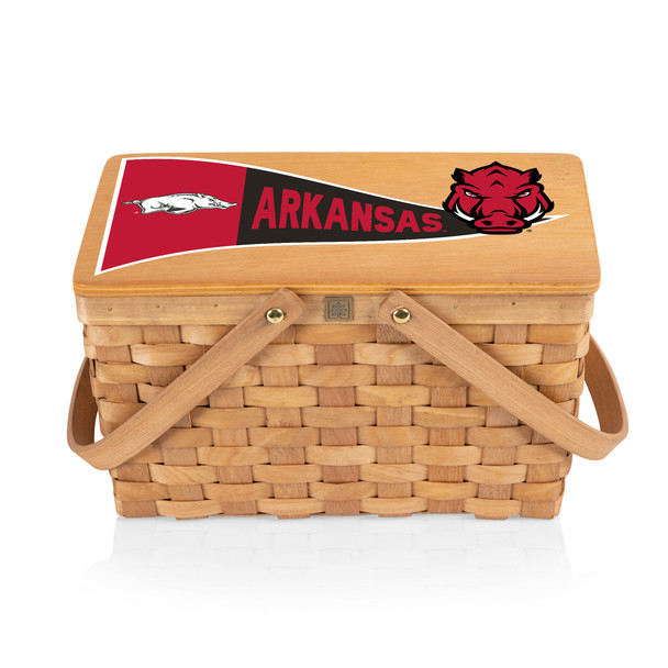 Arkansas Razorbacks Poppy Personal Picnic Basket | Picnic Time | 124-00-299-034-0