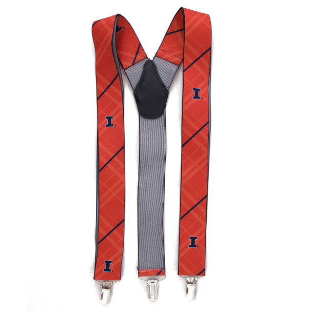 Illinois Fighting Illini Oxford Suspenders | Eagles Wings | 8010