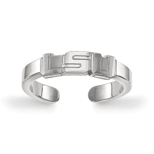 LSU Tigers Sterling Silver Toe Ring | Logo Art | SS023LSU