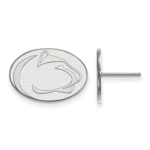 Penn State Nittany Lions Sterling Silver Post Earrings | Logo Art | SS013PSU