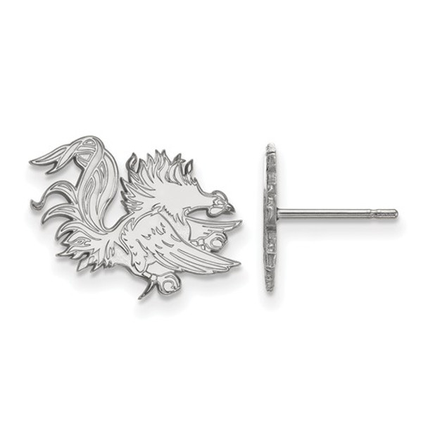 SC Gamecocks Sterling Silver Post Earrings | Logo Art | SS050USO