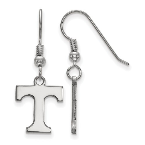 Tennessee Volunteers T Sterling Silver Dangle Earrings | Logo Art | SS007UTN