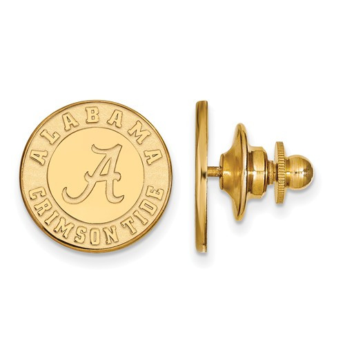 Alabama Crimson Tide Emblem 14K Gold Lapel Pin | Logo Art | 4Y051UAL