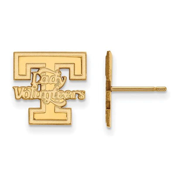 Tennessee Lady Volunteers 14K Gold Post Earrings | Logo Art | 4Y050UTN