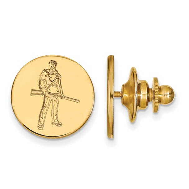 WV Mountaineers Mascot 14K Gold Lapel Pin | Logo Art | 4Y062WVU