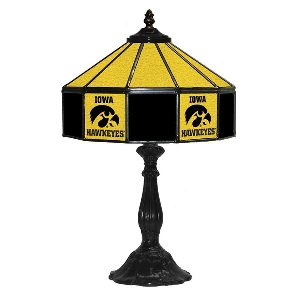 Iowa Hawkeyes 21 in Glass Table Lamp | IPI359-3018