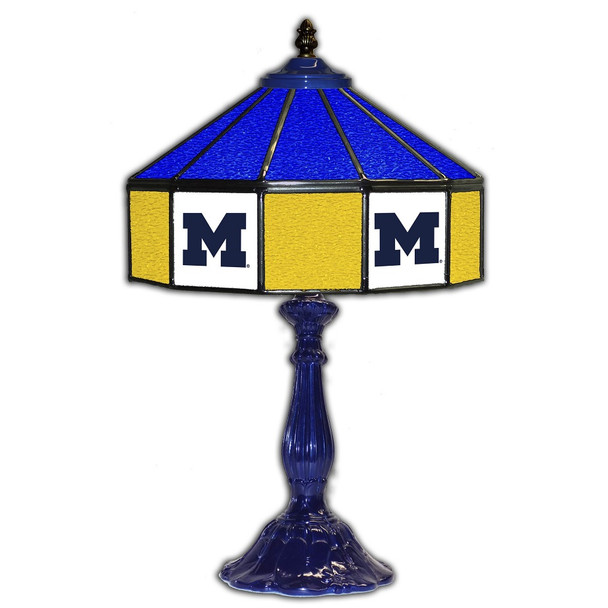 Michigan Wolverines 21??ÌÎÌÓ Glass Table Lamp | IPI359-3009