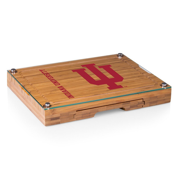 Indiana Hoosiers Concerto Bamboo Cutting Board | Picnic Time | 919-00-505-674-0