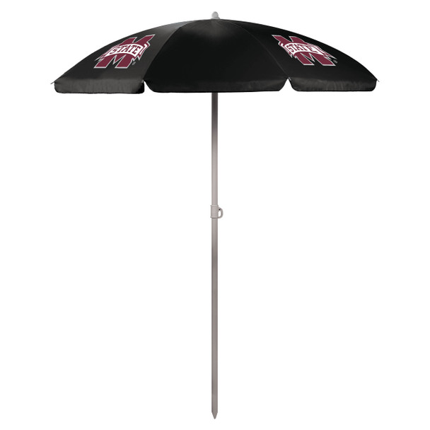 Mississippi St. Bulldogs Beach Umbrella | Picnic Time | 822-00-179-384-0