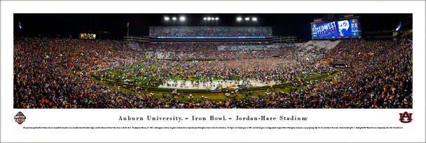 Auburn Tigers Panoramic Photo Print - 50 Yard Line
