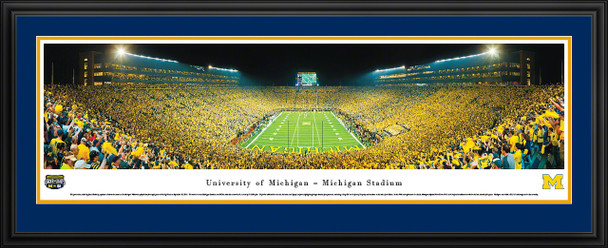 Michigan Wolverines Panoramic Photo Deluxe Matted Frame - End Zone | Blakeway | UMI4D Michigan Wolverines Panoramic Photo Deluxe Matted Frame - End Zone | Blakeway | UMI4D