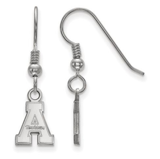 Appalachian State University Sterling Silver Extra Small Dangle Earrings | Logo Art | SS005APS