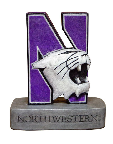 Northwestern Wildcats Mascot Garden Statue | Stonecasters | 2995HT