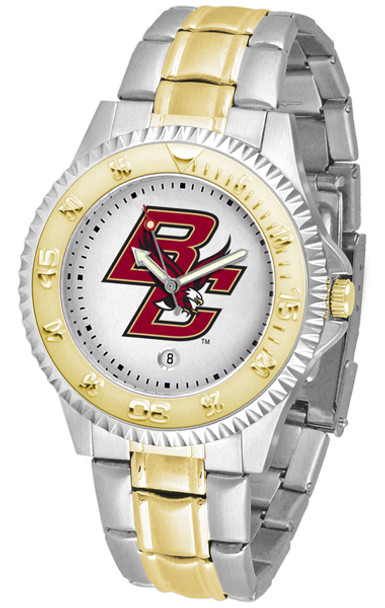 Boston College Eagles Men's Competitor Two-Tone Watch | SunTime | ST-CO3-BCE-COMPMG Boston College Eagles Men's Competitor Two-Tone Watch | SunTime | ST-CO3-BCE-COMPMG