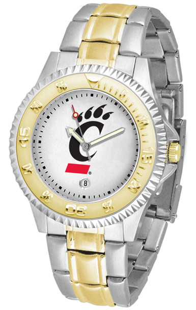 Cincinnati Bearcats Men's Competitor Two-Tone Watch | SunTime | ST-CO3-CIB-COMPMG