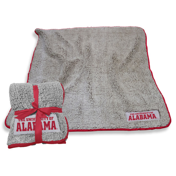 Alabama Crimson Tide Frosty Fleece Blanket | Logo Chair | 102-25F-1 Alabama Crimson Tide Frosty Fleece Blanket | Logo Chair | 102-25F-1