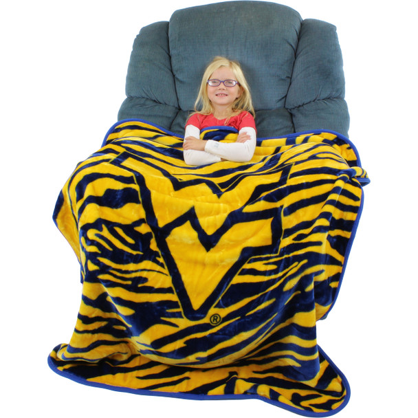West Virgina Mountaineers Throw Blanket