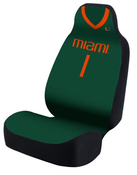 Miami Hurricanes Universal Car Seat Cover| Coverking | USCSELA121 Miami Hurricanes Universal Car Seat Cover| Coverking | USCSELA121