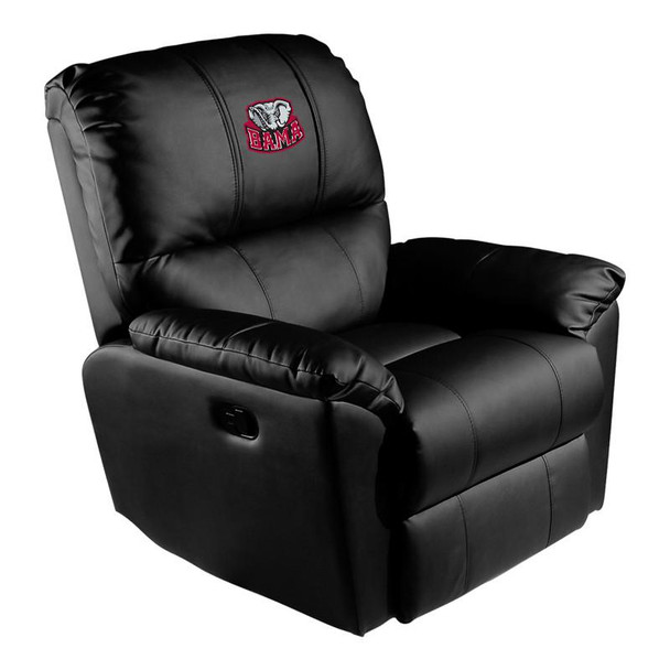 Alabama Crimson Tide BAMA Rocker Recliner | Dreamseat | XZ52031CDRRBLK-PSCOL12073