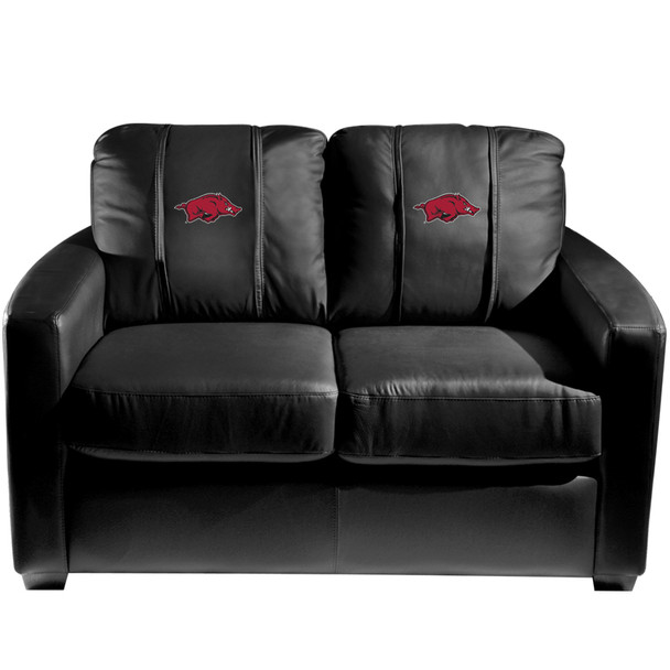 Arkansas Razorbacks  Silver Love Seat | Dreamseat | XZ7759003LSCDBK-PSCOL12015