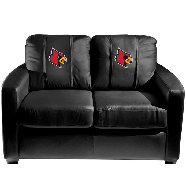 Kansas Jayhawks Silver Loveseat with Logo Panel | Dreamseat | XZ7759003LSCDBK-PSCOL13195 Kansas Jayhawks Silver Loveseat with Logo Panel | Dreamseat | XZ7759003LSCDBK-PSCOL13195