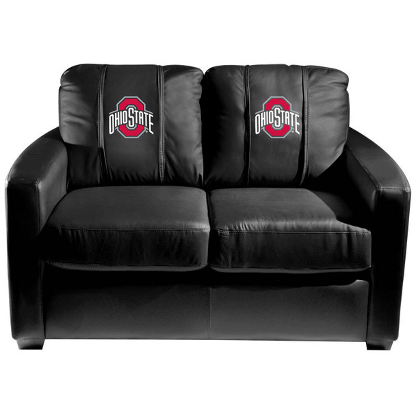 Ohio State Buckeyes Primary Silver Love Seat | Dreamseat | XZ7759003LSCDBK-PSCOL11053