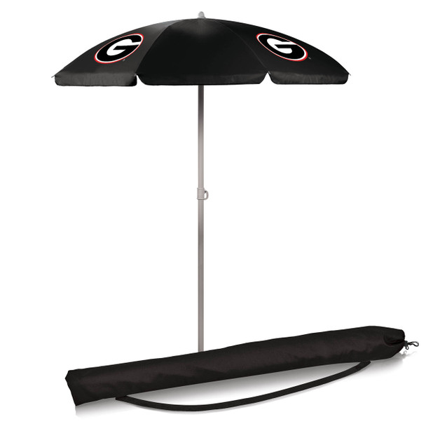 Georgia Bulldogs Beach Umbrella | Picnic Time | 822-00-179-184-0 Georgia Bulldogs Beach Umbrella | Picnic Time | 822-00-179-184-0