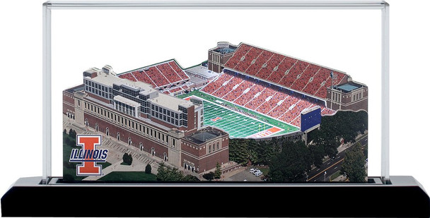 Illinois Fighting Illini Memorial 3-D Stadium Replica|Homefields |2000502D