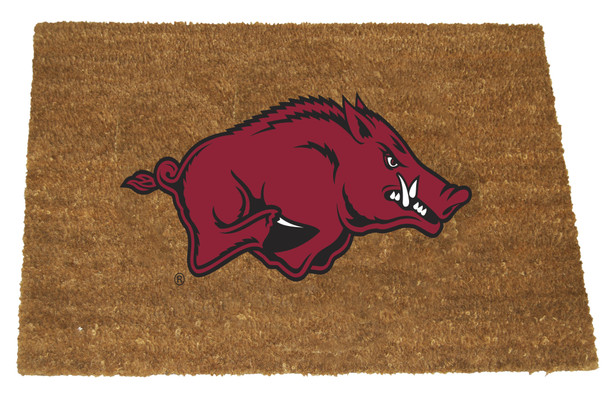 Arkansas Razorbacks Logo Door Mat| Memory Company | COL-ARK-1689