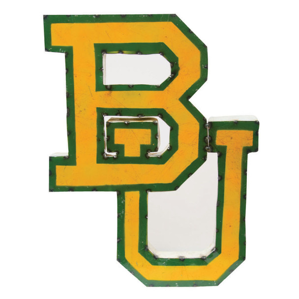 Baylor Bears Recycled Metal Wall Decor | LRT SALES| BUWD
