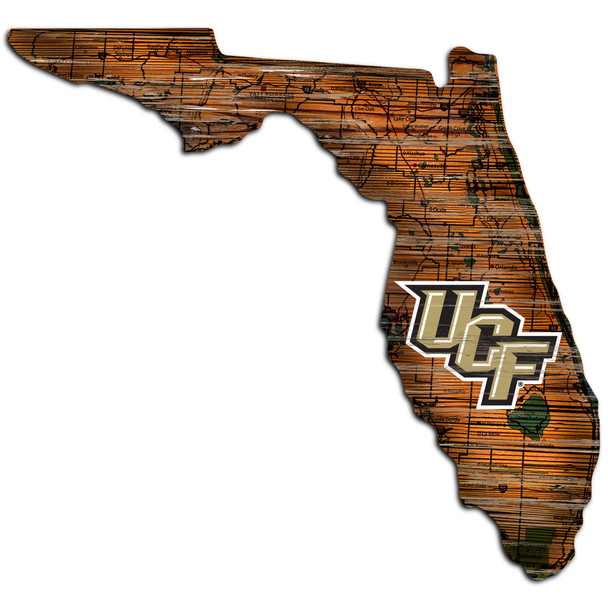 UCF Knights Distressed State Wall Art |FAN CREATIONS |  C0728-UCF UCF Knights Distressed State Wall Art |FAN CREATIONS |  C0728-UCF