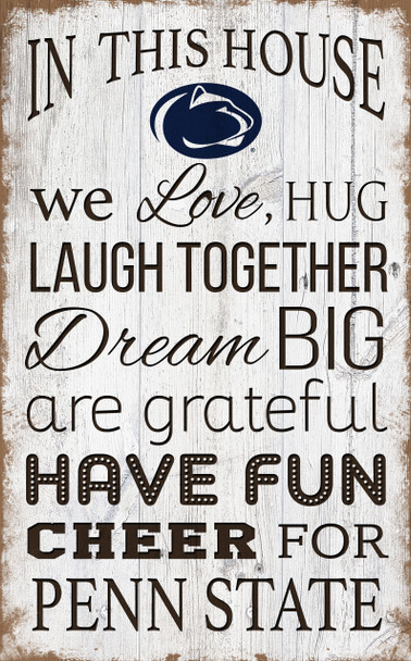 Penn State Nittany Lions In This House Wall Art |FAN CREATIONS | C0976-Penn State