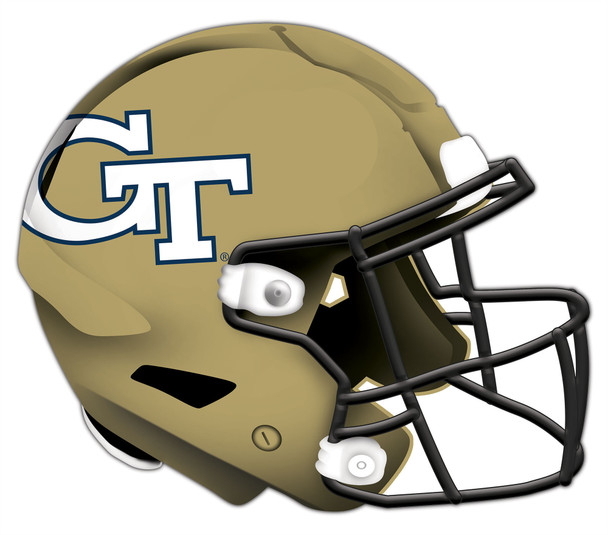 Georgia Tech Yellow Jackets Authentic Helmet Cutout 24" Wall Art | FAN CREATIONS |  C0987-Georgia Tech Georgia Tech Yellow Jackets Authentic Helmet Cutout 24" Wall Art | FAN CREATIONS |  C0987-Georgia Tech