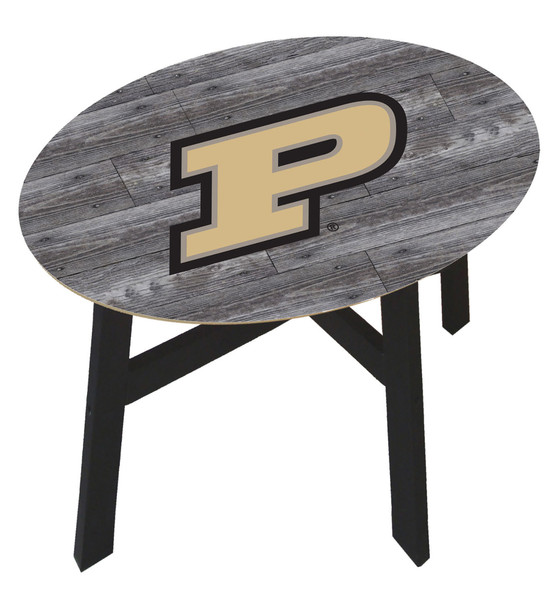 Purdue Boilermakers Distressed Wood Side Table |FAN CREATIONS | C0823-Purdue Purdue Boilermakers Distressed Wood Side Table |FAN CREATIONS | C0823-Purdue