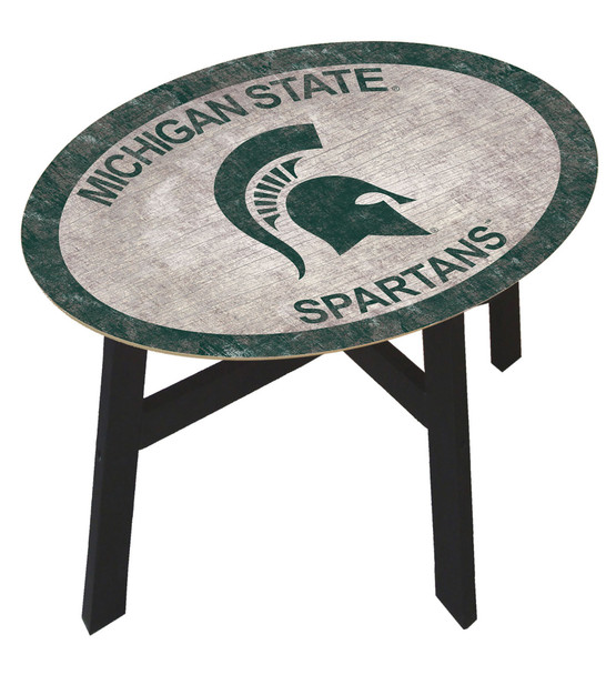 Michigan State Spartans Team Color Side Table |FAN CREATIONS | C0825-Michigan State Michigan State Spartans Team Color Side Table |FAN CREATIONS | C0825-Michigan State
