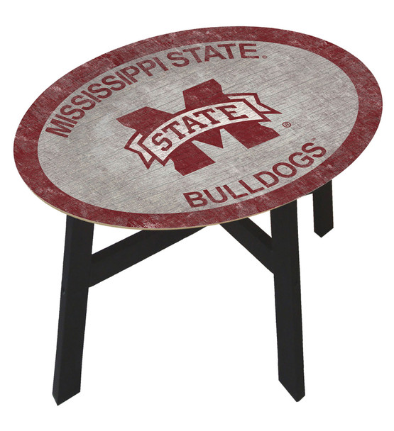 Mississippi State Bulldogs Team Color Side Table |FAN CREATIONS | C0825-Mississippi State