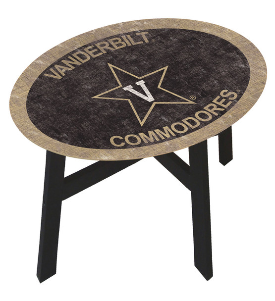 Vanderbilt Commodores Team Color Side Table |FAN CREATIONS | C0825-Vanderbilt Vanderbilt Commodores Team Color Side Table |FAN CREATIONS | C0825-Vanderbilt