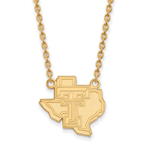 Texas Tech Red Raiders 14K Gold Pendant 