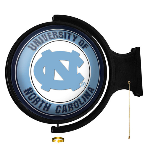 North Carolina Tar Heels: Original Round Rotating Lighted Wall Sign