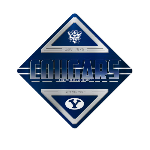 NCBYUC-115-22 BYU Cougars On The 50 Rotating Lighted Wall Sign
