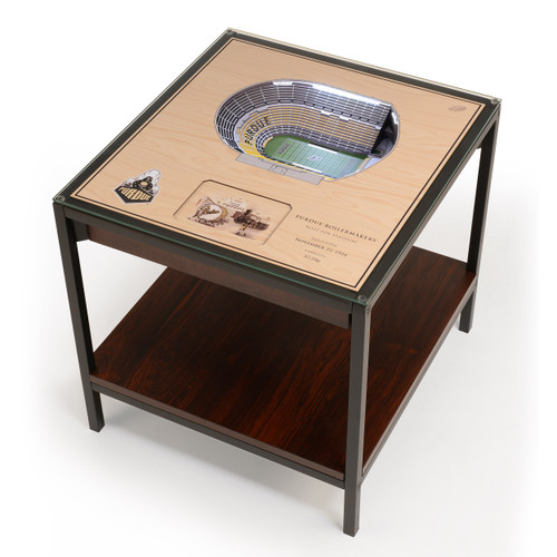 Purdue Boilermakers Football 25Layer StadiumViews Lighted End Table