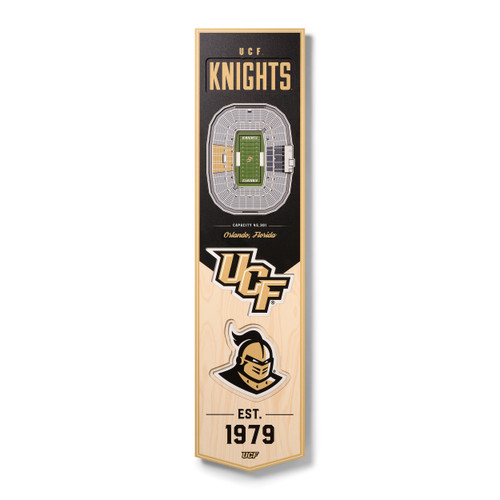 Central Florida Golden Knights Decal (UCF KNIGHTS DECAL (4, 6), 4 in