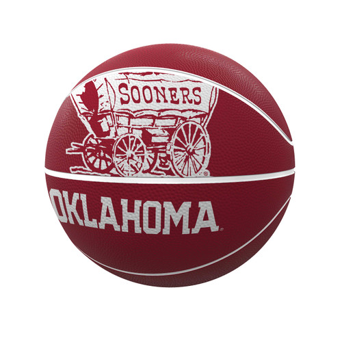 Oklahoma Sooners Mascot OfficialSize Rubber Basketball