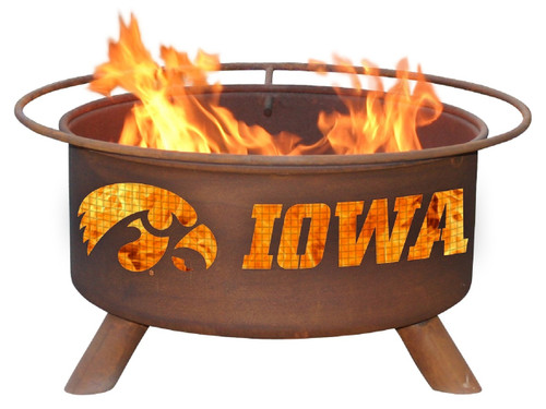 Iowa Hawkeyes Portable Fire Pit Grill