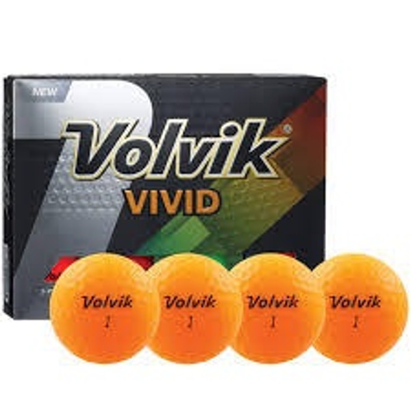 Volvik Vivid - Orange Golf Ball