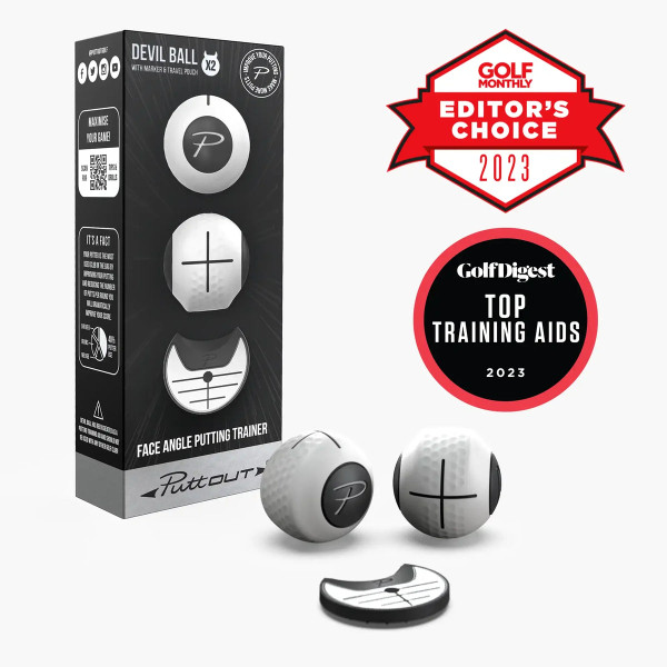 PUTT OUT - DEVIL BALL PUTTING AID