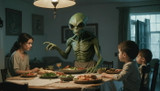 Alien at Family Table